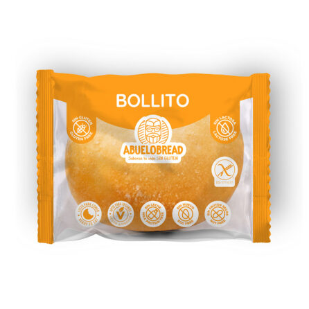 Bollito de pan sin gluten | <br> Caja 16udsX80gr