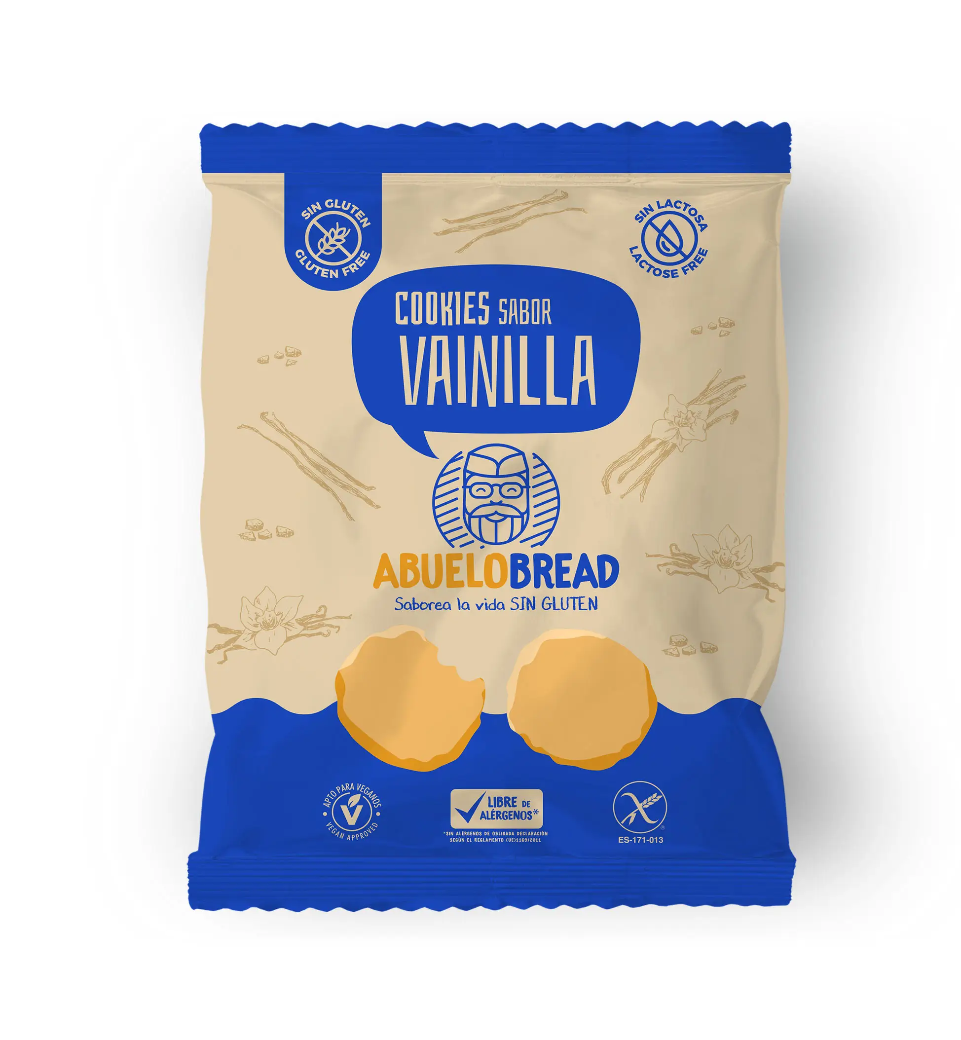 Cookies sin gluten sabor vainilla de Abuelo Bread