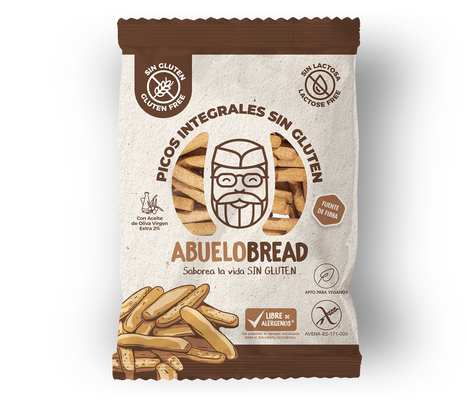 Picos integrales sin gluten de Abuelo Bread