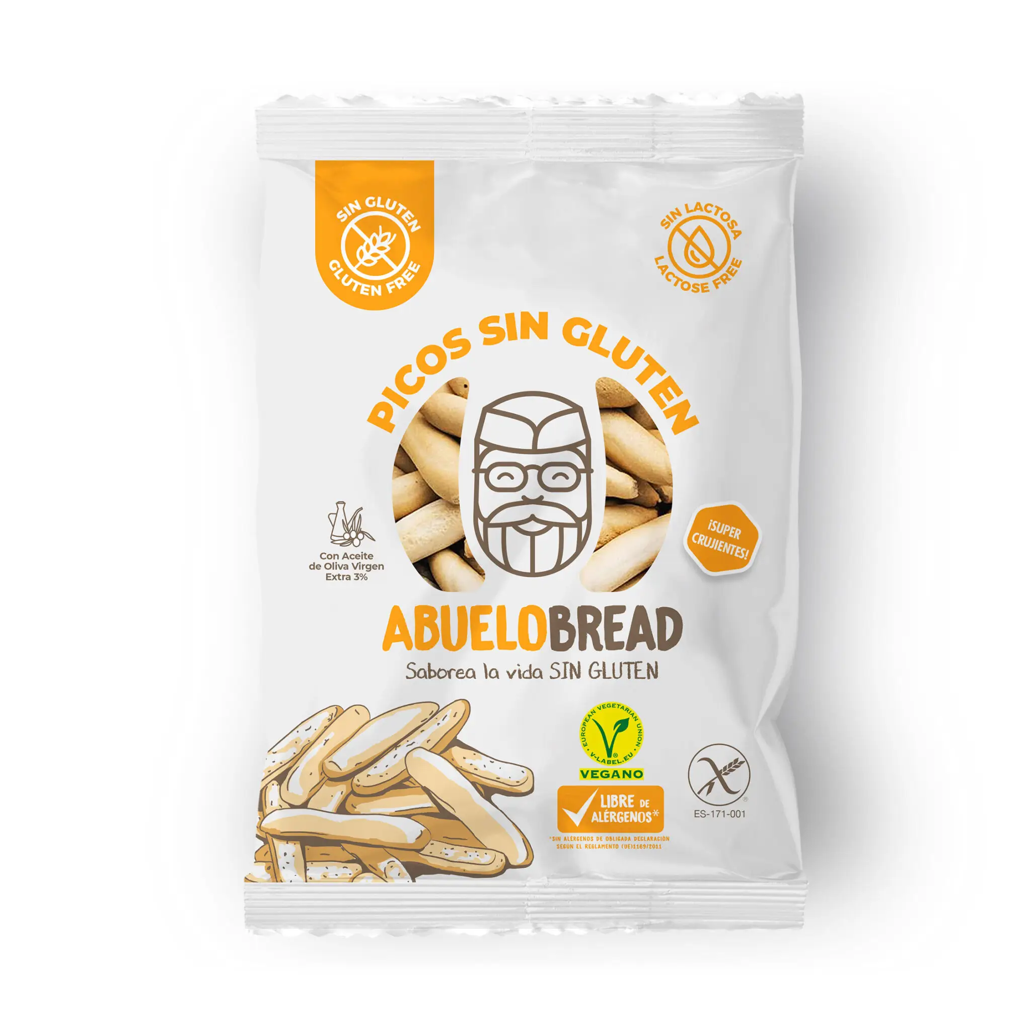 Picos sin gluten artesanos de Abuelo Bread