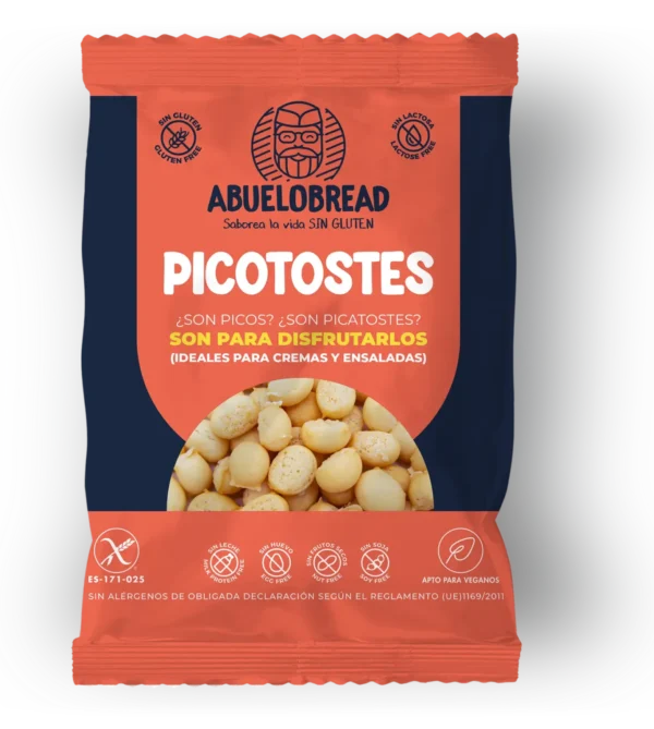 Picotostes sin gluten crujientes de Abuelo Bread